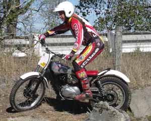 Classic Trials Alan Duthie. Triumph Tigercub Trials Special